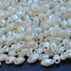 10g Miyuki Long Magatama 4x7mm Beads Opaque White Pearl Ceylon Michael's UK Jewellery