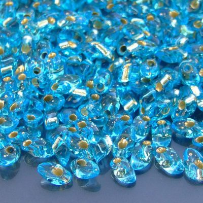 10g Miyuki Long Magatama 4x7mm Beads Silver Lined Aquamarine Michael's UK Jewellery