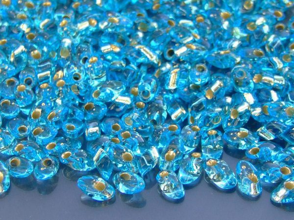 10g Miyuki Long Magatama 4x7mm Beads Silver Lined Aquamarine Michael's UK Jewellery