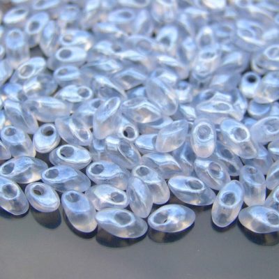10g Miyuki Long Magatama 4x7mm Beads Transparent Blue Light Sky beads mouse