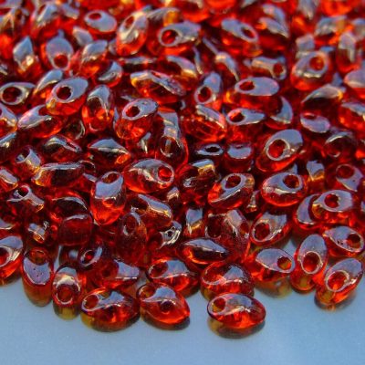 10g Miyuki Long Magatama 4x7mm Beads Transparent Dark Topaz Michael's UK Jewellery