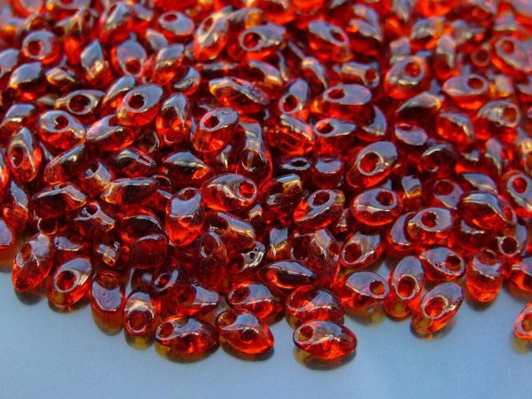 10g Miyuki Long Magatama 4x7mm Beads Transparent Dark Topaz Michael's UK Jewellery