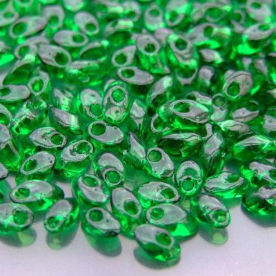 10g Miyuki Long Magatama 4x7mm Beads Transparent Green Michael's UK Jewellery