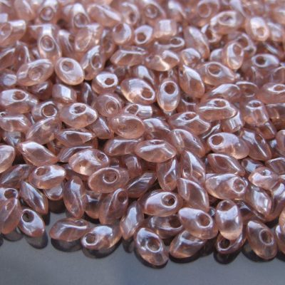 10g Miyuki Long Magatama 4x7mm Beads Transparent Smoky Rosaline Michael's UK Jewellery