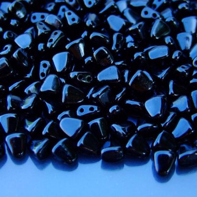 10g Nib-Bit Beads 6x5mm Jet Michael's UK Jewellery