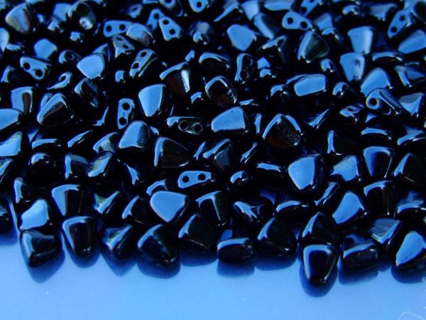 10g Nib-Bit Beads 6x5mm Jet Michael's UK Jewellery