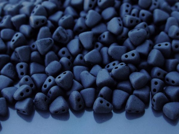 10g Nib-Bit Beads 6x5mm Matte Jet Michael's UK Jewellery