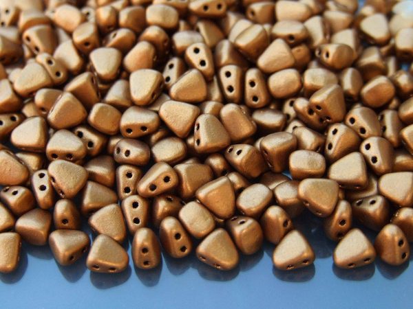 10g Nib-Bit Beads 6x5mm Matte Metallic Antique Gold Michael's UK Jewellery