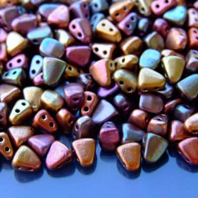 10g Nib-Bit Beads 6x5mm Matte Metallic Bronze Iris Michael's UK Jewellery