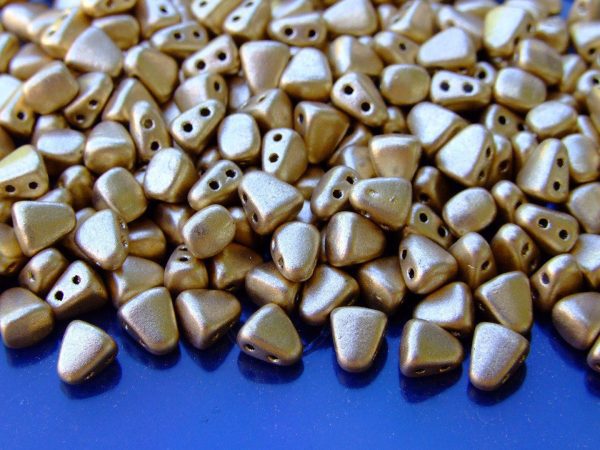 10g Nib-Bit Beads 6x5mm Matte Metallic Flax Michael's UK Jewellery