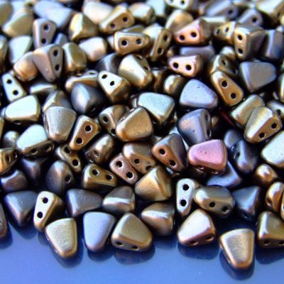 10g Nib-Bit Beads 6x5mm Matte Metallic Leather Michael's UK Jewellery