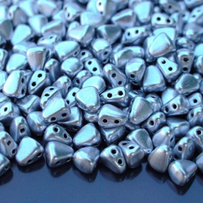 10g Nib-Bit Beads 6x5mm Matte Metallic Silver Michael's UK Jewellery