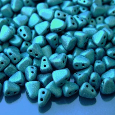 10g Nib-Bit Beads 6x5mm Metallic Suede Light Green Michael's UK Jewellery