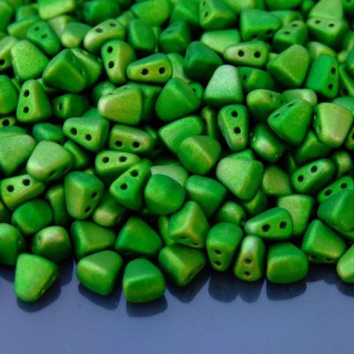 10g Nib-Bit Beads 6x5mm Metalust Matte Apple Green Michael's UK Jewellery