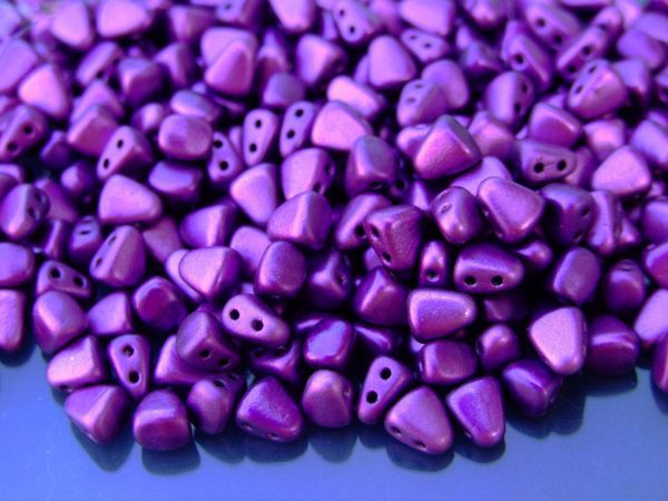 10g Nib-Bit Beads 6x5mm Metalust Matte Purple Michael's UK Jewellery