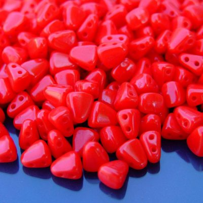 10g Nib-Bit Beads 6x5mm Opaque Red Michael's UK Jewellery