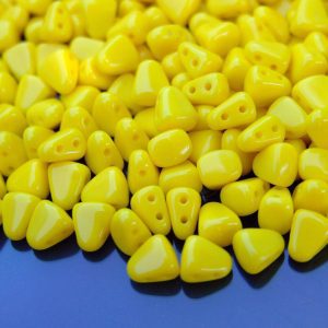 10g Nib-Bit Beads 6x5mm Opaque Yellow Michael's UK Jewellery