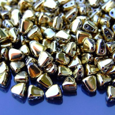 10g Nib-Bit Beads 6x5mm Polished Brass Michael's UK Jewellery