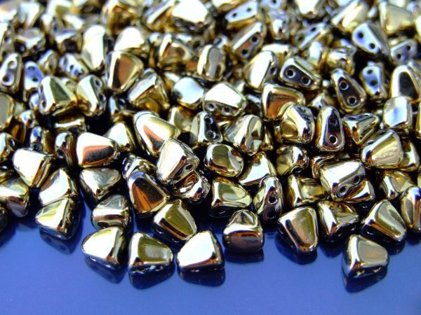 10g Nib-Bit Beads 6x5mm Polished Brass Michael's UK Jewellery