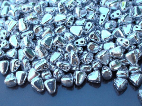 10g Nib-Bit Beads 6x5mm Silver Michael's UK Jewellery