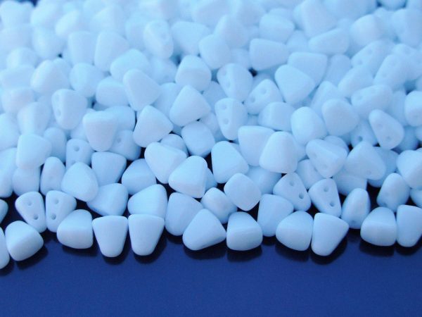10g Nib-Bit Beads 6x5mm White Michael's UK Jewellery