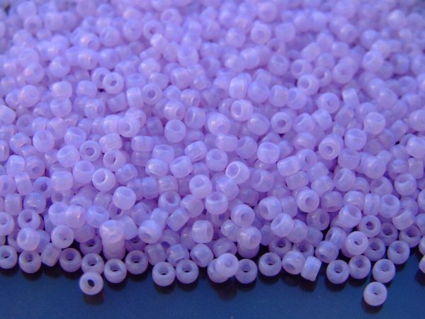 10g Opal Dark Violet MATUBO Seed Beads 8/0 3mm Michael's UK Jewellery