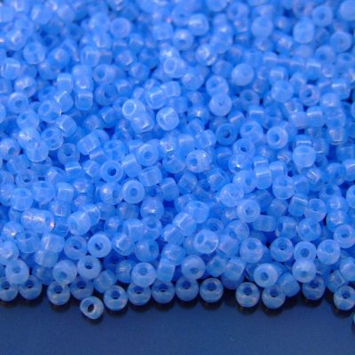 10g Opal Sapphire MATUBO Seed Beads 8/0 3mm Michael's UK Jewellery
