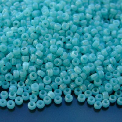 10g Opal Seafoam MATUBO Seed Beads 8/0 3mm Michael's UK Jewellery