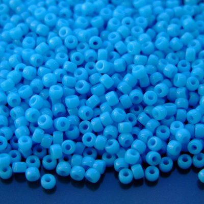 10g Opaque Blue Turquoise MATUBO Seed Beads 8/0 3mm Michael's UK Jewellery