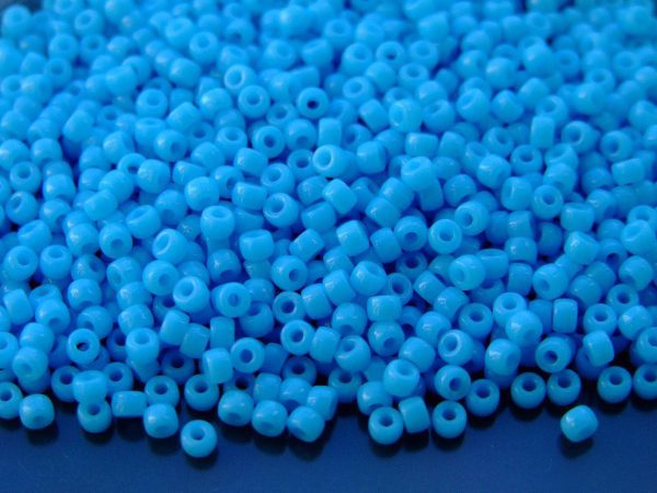 10g Opaque Blue Turquoise MATUBO Seed Beads 8/0 3mm Michael's UK Jewellery