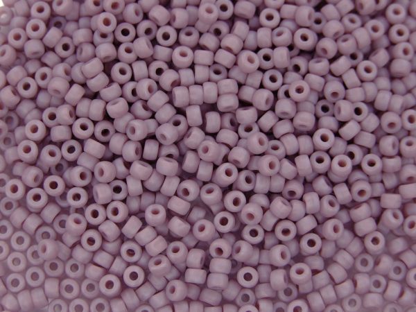 10g Opaque Light Purple Matt MATUBO Seed Beads 8/0 3mm Michael's UK Jewellery