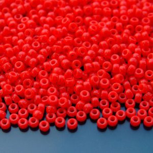 10g Opaque Red MATUBO Seed Beads 8/0 3mm Michael's UK Jewellery