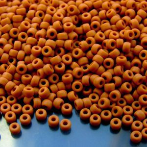 10g Opaque Umber Matte MATUBO Seed Beads 8/0 3mm Michael's UK Jewellery