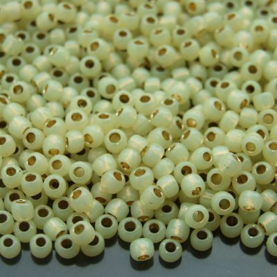 10g PF2109 PermaFinish Silver Lined Milky Jonquil Toho Seed Beads 6/0 4mm Michael's UK Jewellery
