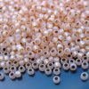 TOHO Seed Beads PF2111 PermaFinish Silver Lined Milky Peach 8/0 beads mouse