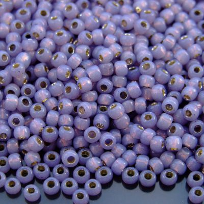 10g PF2122 PermaFinish Translucent Silver Lined Alexandrite Toho Seed Beads 6/0 4mm Michael's UK Jewellery