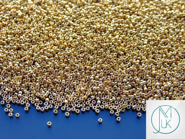 10g PF557 PermFinish Galvanized Starlight Toho Seed Beads 15/0 1.5mm Michael's UK Jewellery