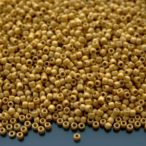 TOHO Seed Beads PF557F PermaFinish Matte Galvanized Starlight 11/0 beads mouse