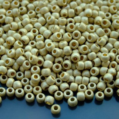 10g PF558F PermFinish Matt Galvanized Starlight Toho Seed Beads 6/0 4mm Michael's UK Jewellery