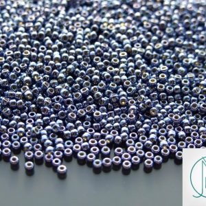 TOHO Seed Beads PF567 PermaFinish Metallic Polaris 11/0 beads mouse
