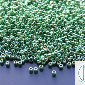 10g PF570 PermaFinish Galvanized Mint Green Toho Seed Beads 11/0 2.2mm Michael's UK Jewellery