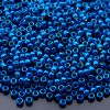 TOHO Seed Beads PF584 PermaFinish Galvanized Turkish Blue 8/0 beads mouse