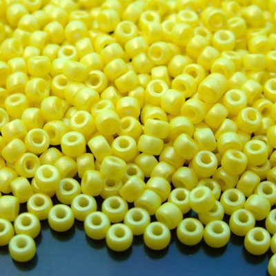 10g Pearl Shine Amber MATUBO Seed Beads 6/0 4mm Michael's UK Jewellery