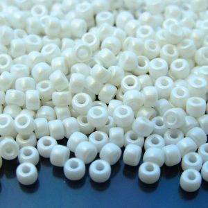 10g Pearl Shine White MATUBO Seed Beads 6/0 4mm Michael's UK Jewellery