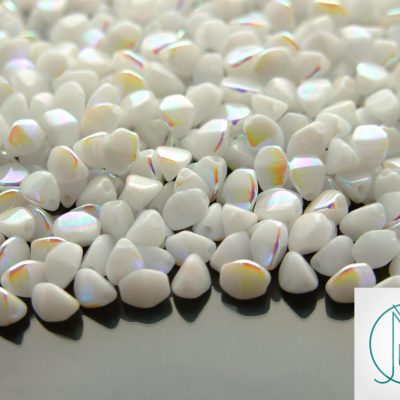 10g Pinch Kumihimo Beads Alabaster AB Michael's UK Jewellery