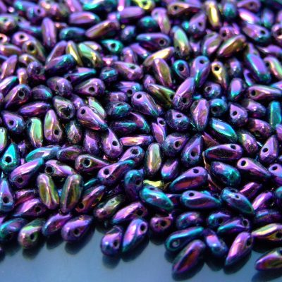 10g Rizo Beads 2.5x6mm Iris Purple Michael's UK Jewellery