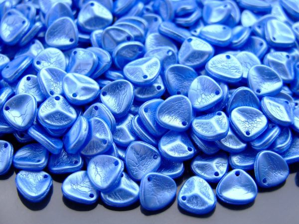 10g Rose Petal Beads Baby Blue Pearl Coat 8x7mm 25015AL beads mouse