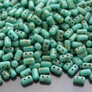 10g Rulla Beads Green Turquoise Picasso Michael's UK Jewellery