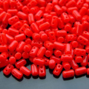10g Rulla Beads Opaque Red Michael's UK Jewellery