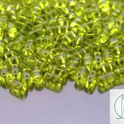 10g Rulla Beads Transparent Olivine Michael's UK Jewellery